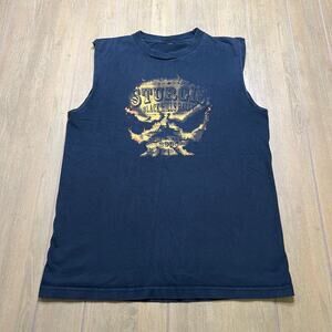 Vintage 2004 Sturgis Black Hills Rally sleeveless t-shirt Men Sz M/L Y2K